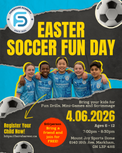 Join Us On Apr 6 for our Easter Soccer Fun Day